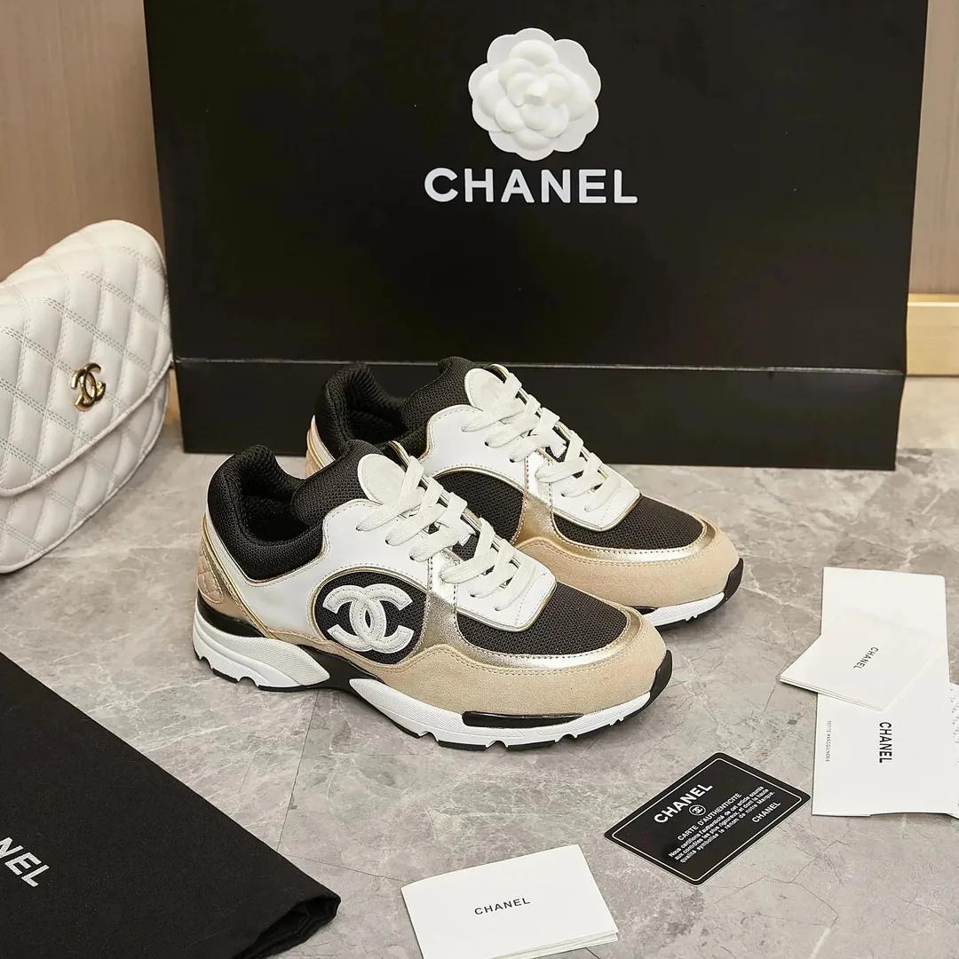 Chanel White Street Trainers — QC