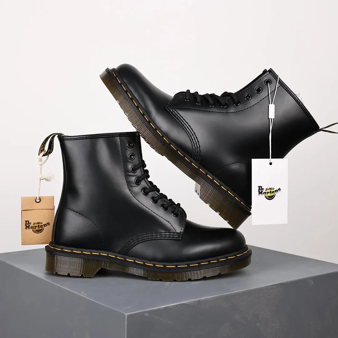 Dr. Martens 1460 Dr. Black Leather Sneakers