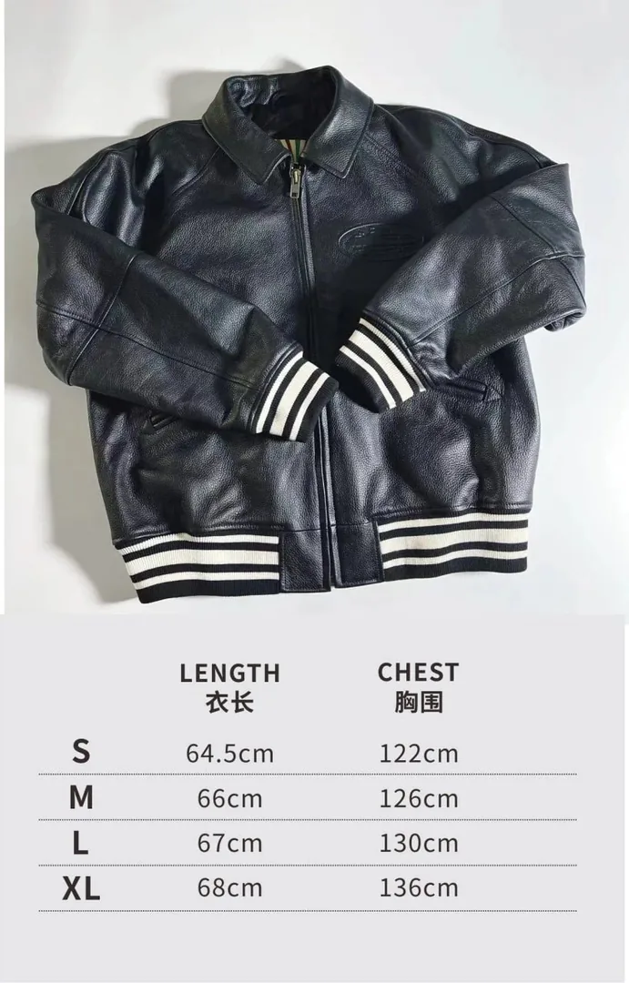Corteiz Blue Leather Jacket — Photo 12