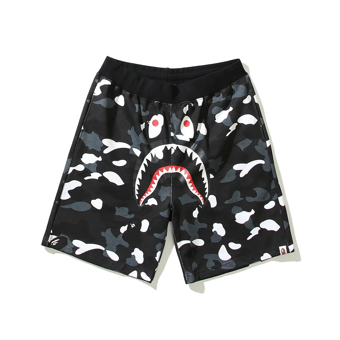 Shark Camo Glow Cotton Shorts — Photo 3