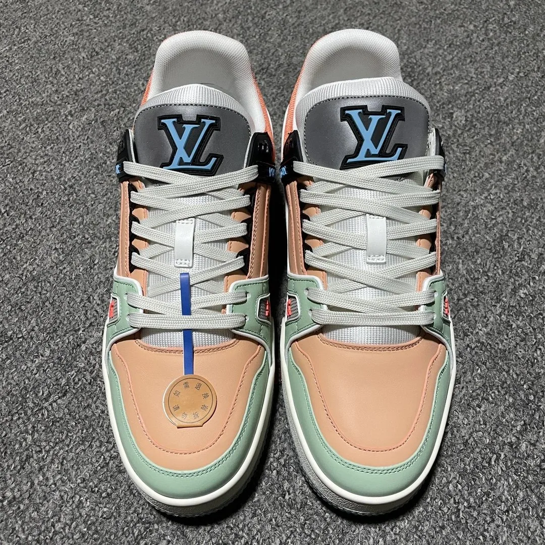 Louis Vuitton LV Trainer Brown Beige Low-Top Trainers — Photo 2