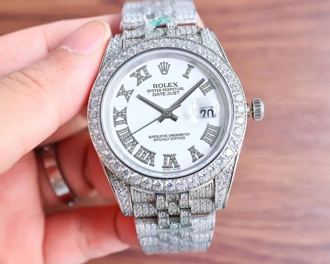 Full Diamond Custom Watch — QC