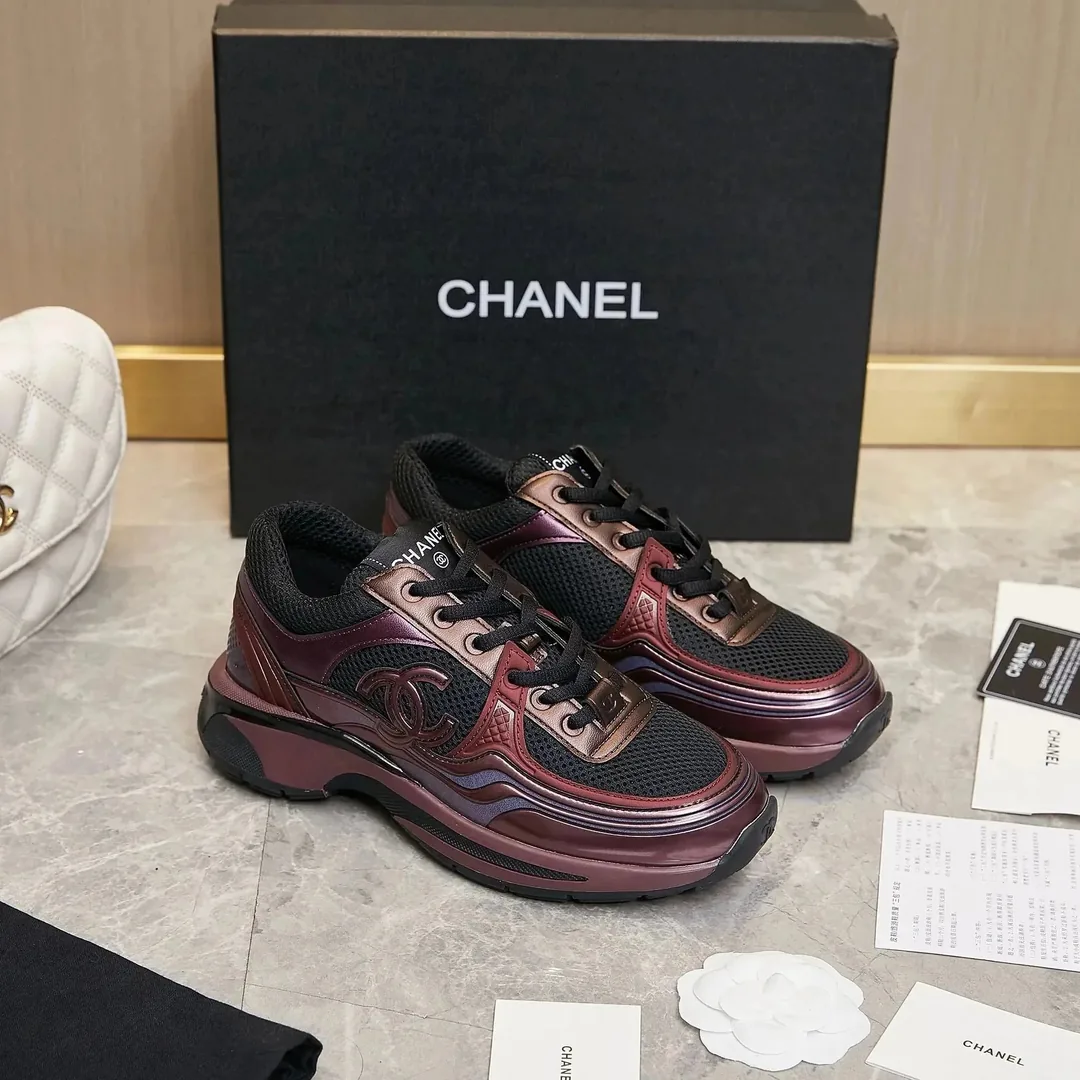Chanel White Sneakers — QC