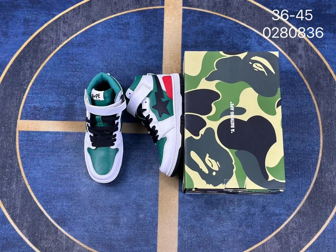 Bape Sta Tie-Dye SK8 Skate Shoes — QC
