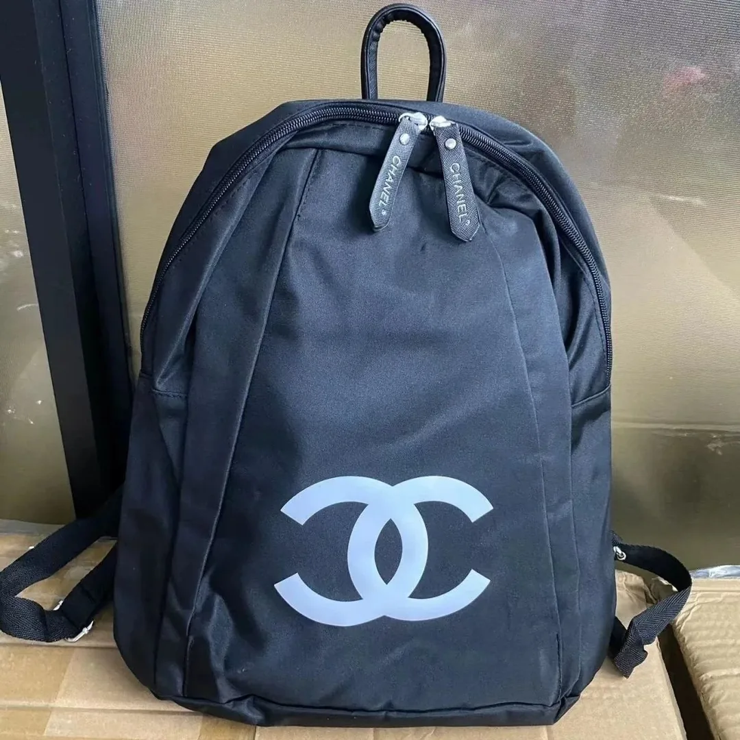 Black Nylon Backpack