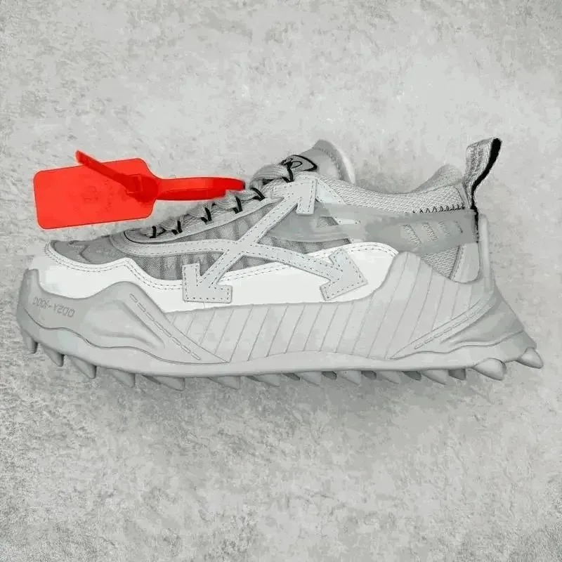 Off-White Odsy-1000 White Lace-Up Platform Runners