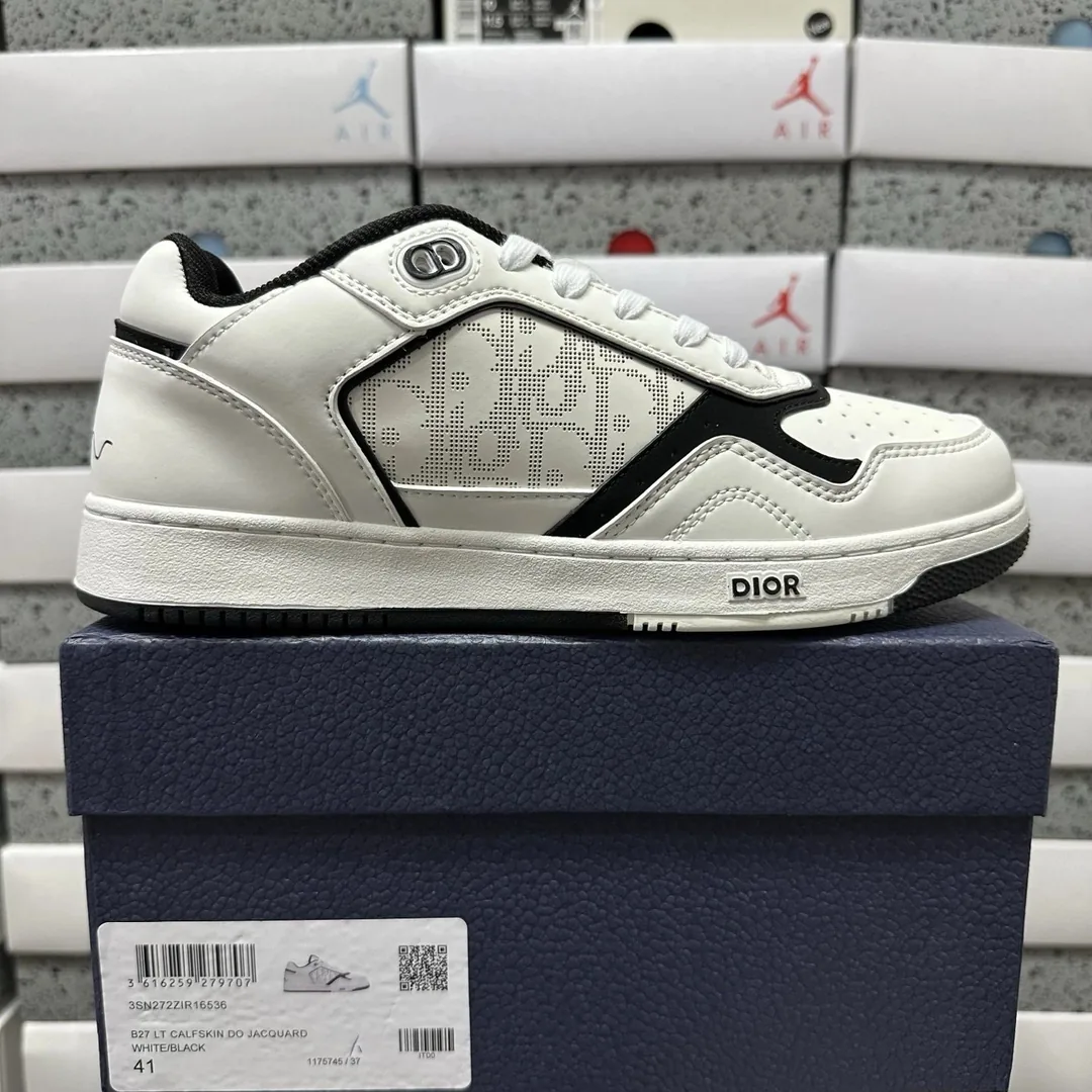 Dior B27 Black White Low Sneakers — Photo 9