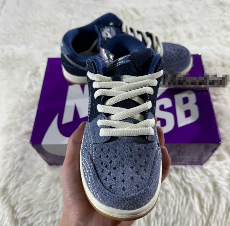 Nike Dunk Low Sashiko Stitched Sneakers — Photo 2