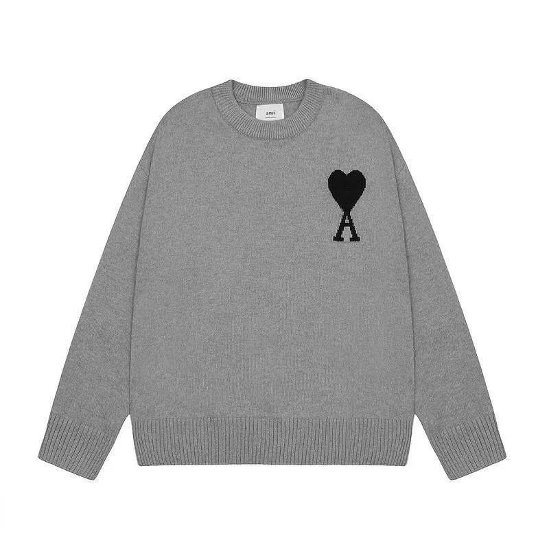 Ami Paris Heart Jacquard Crewneck Sweater — photo 9