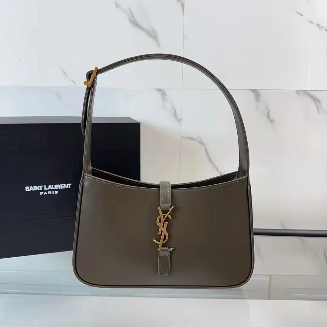 Saint Laurent Leather Shoulder Bag — photo 11