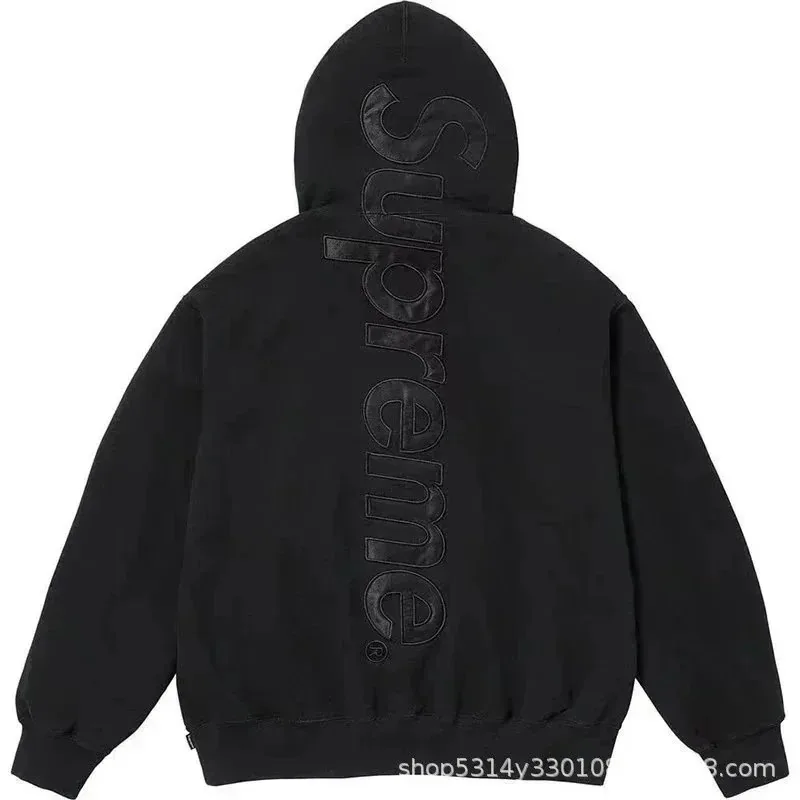 Letter Embroidered Streetwear Sweatshirt — Photo 11