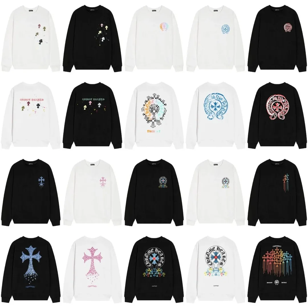 Cross Print Crewneck Sweatshirt