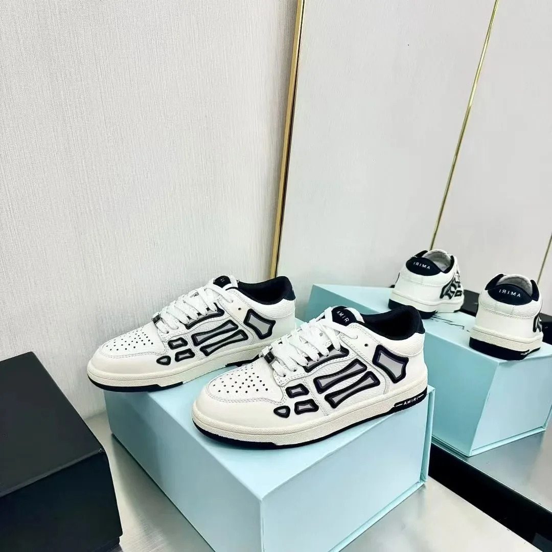 Amiri Skel-Top Low White Beige Skel Top Sneaker — photo 3