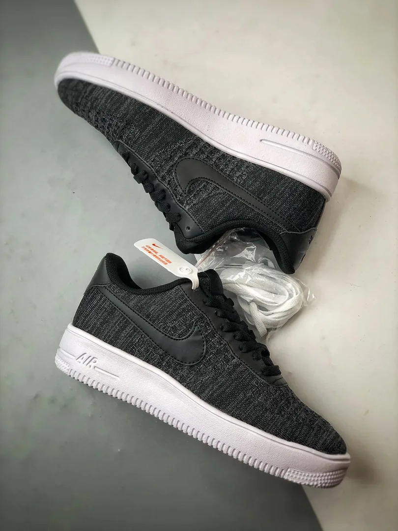 Nike Air Force 1 Flyknit 2.0 Grey Sneakers — Photo 9