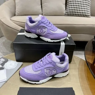 Chanel White Grey Sneakers — photo 2