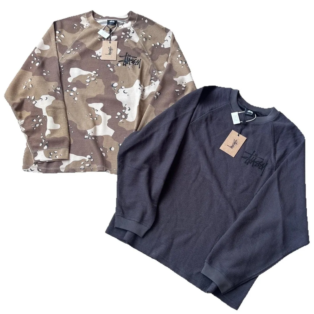 Stussy Camo Waffle Long-Sleeve Tee
