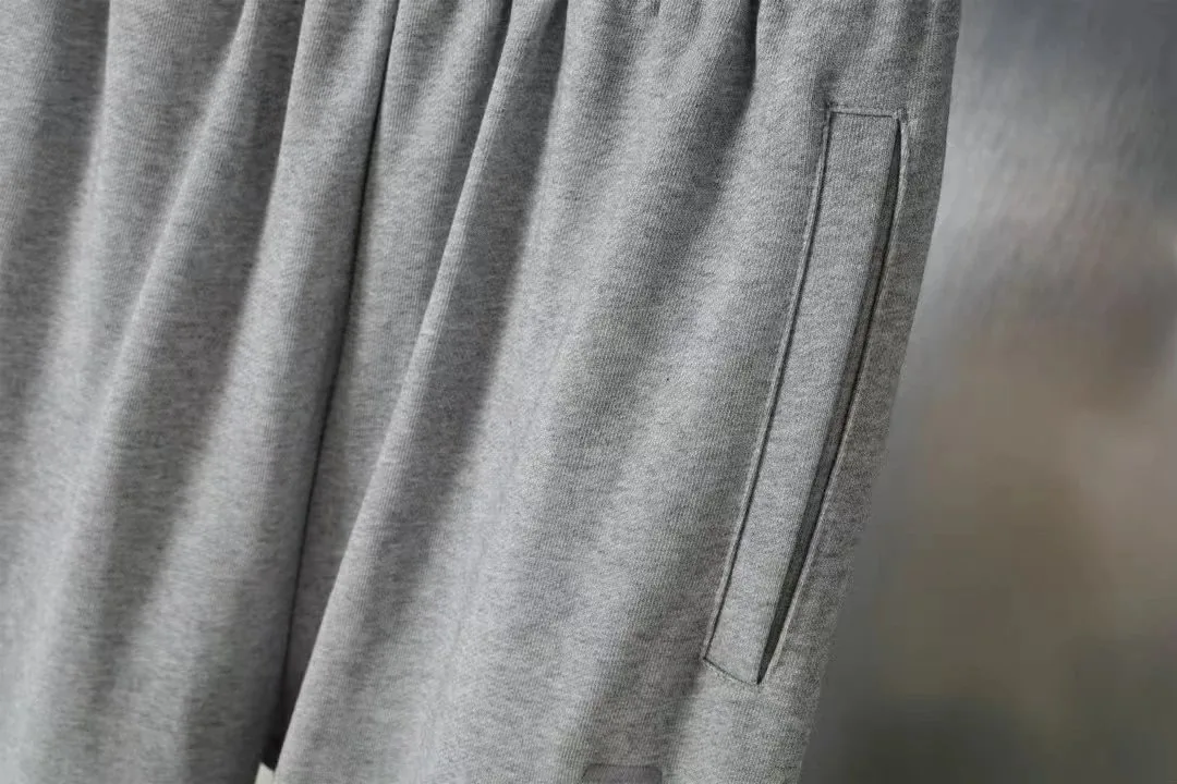Plaid Layered Embroidered Sweatpants — Photo 4