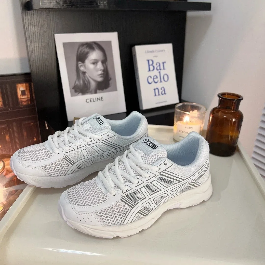 Asics White Mesh Runners — Photo 4