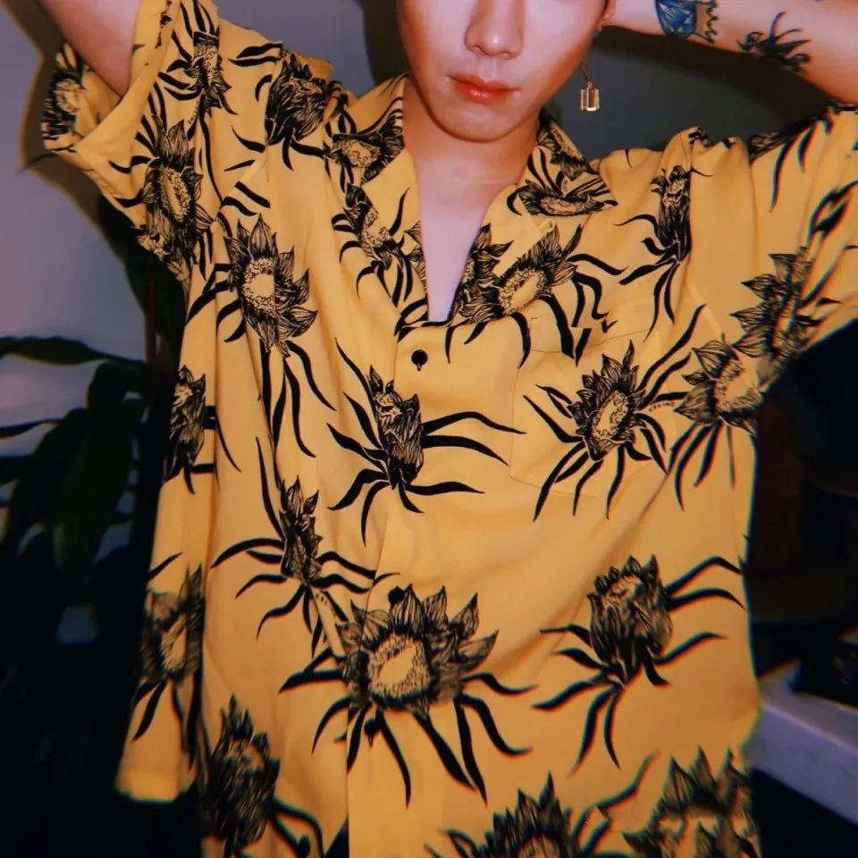 Celine Hawaii Palm Print Shirt — photo 4