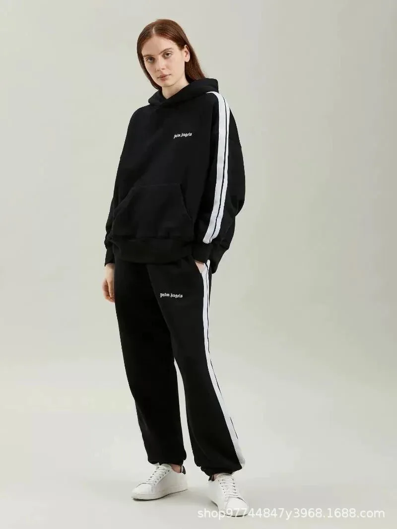 BBC Drawstring Striped Hooded Hoodie — Photo 3