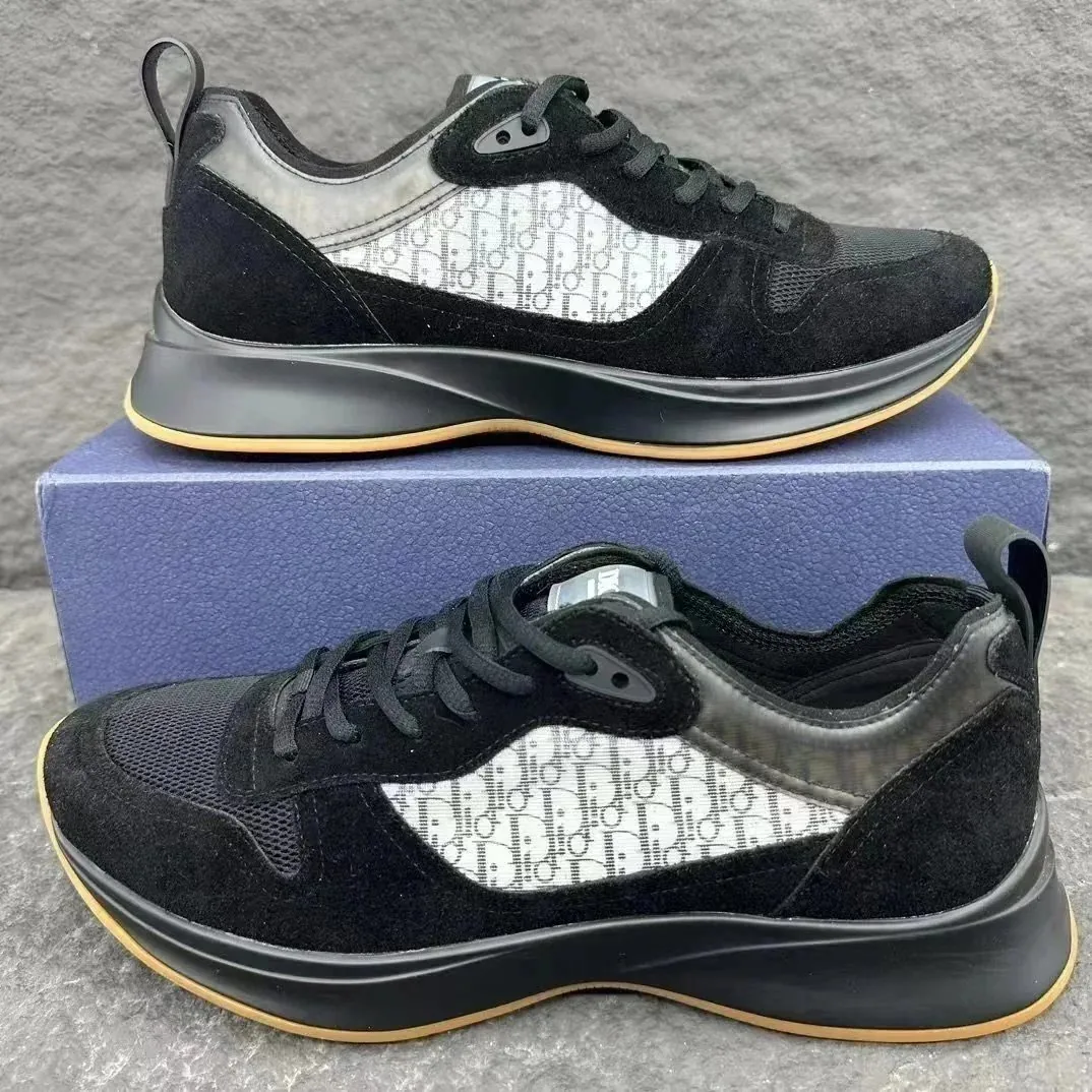 Dior B27 Black White Skate Shoes — QC