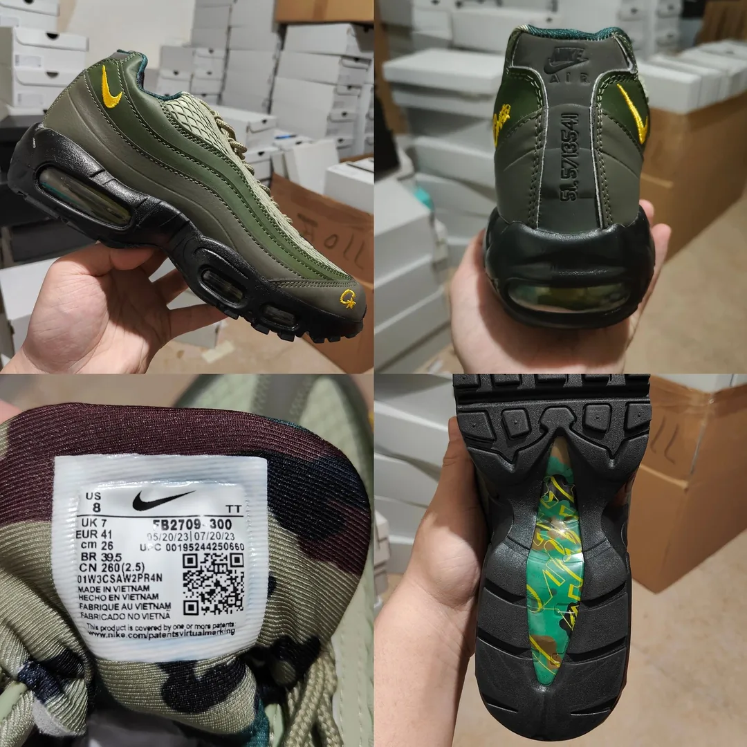 Corteiz X Nike Air Max 95 Olive Green — QC