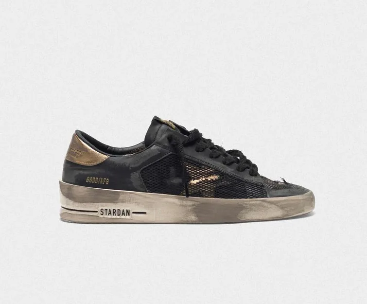 Golden Goose Stardan Black Low-Top Sneakers — QC