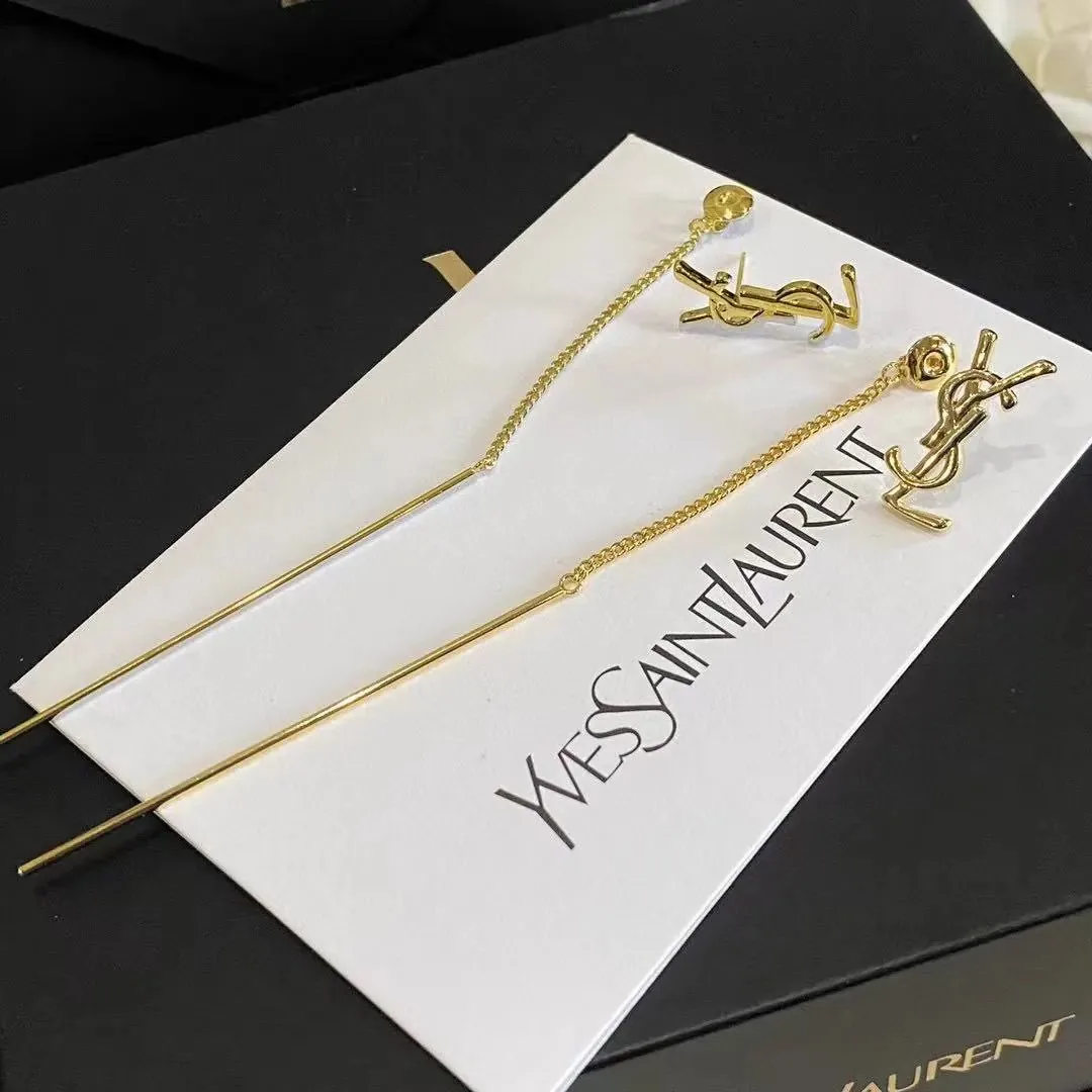Gold Pearl Letter Necklace — Photo 8