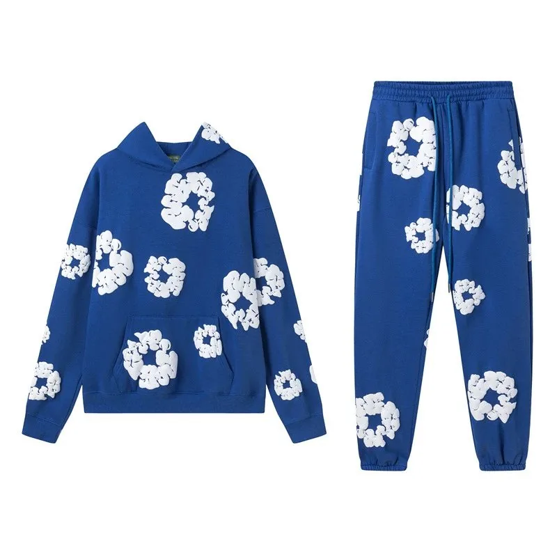 Fleece Foam Print Hoodie Set — Photo 5