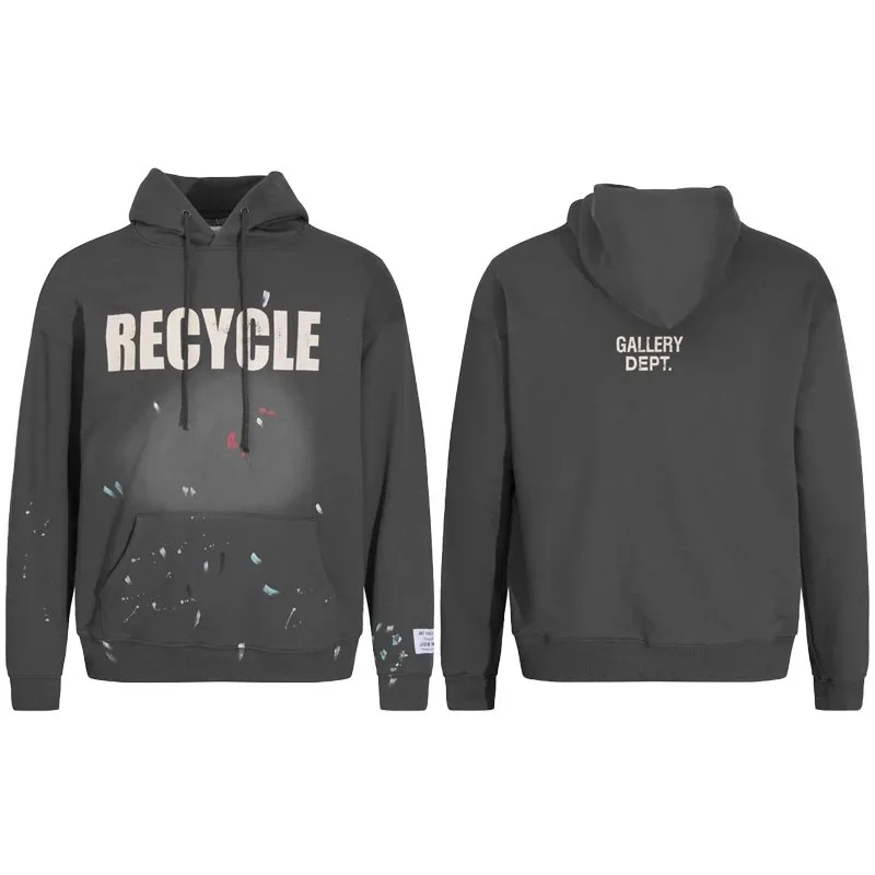 Print Hooded Hoodie — Photo 6