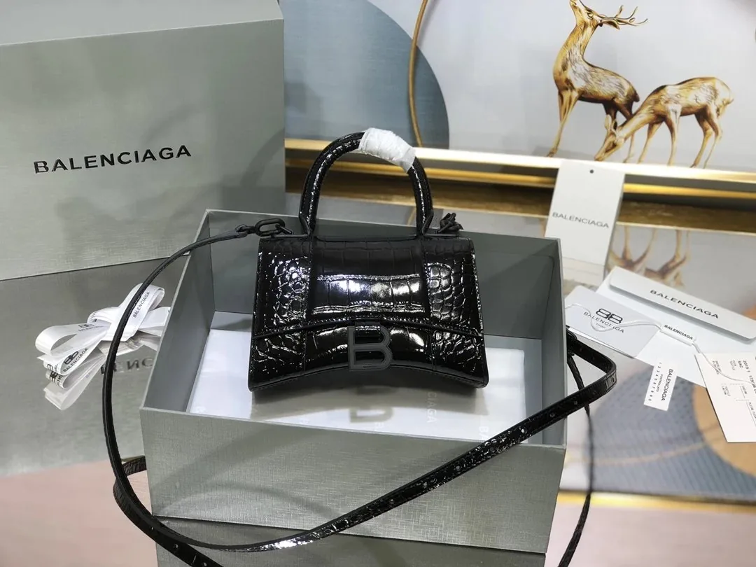 Balenciaga Hourglass Leather Bag — QC