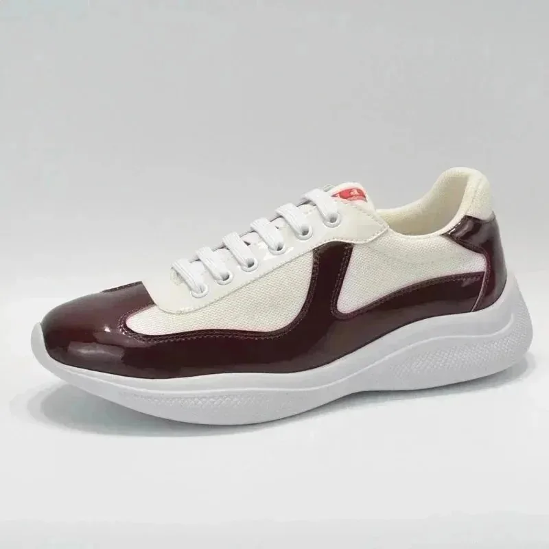 Prada America's Cup Pink Black Runners — Photo 12