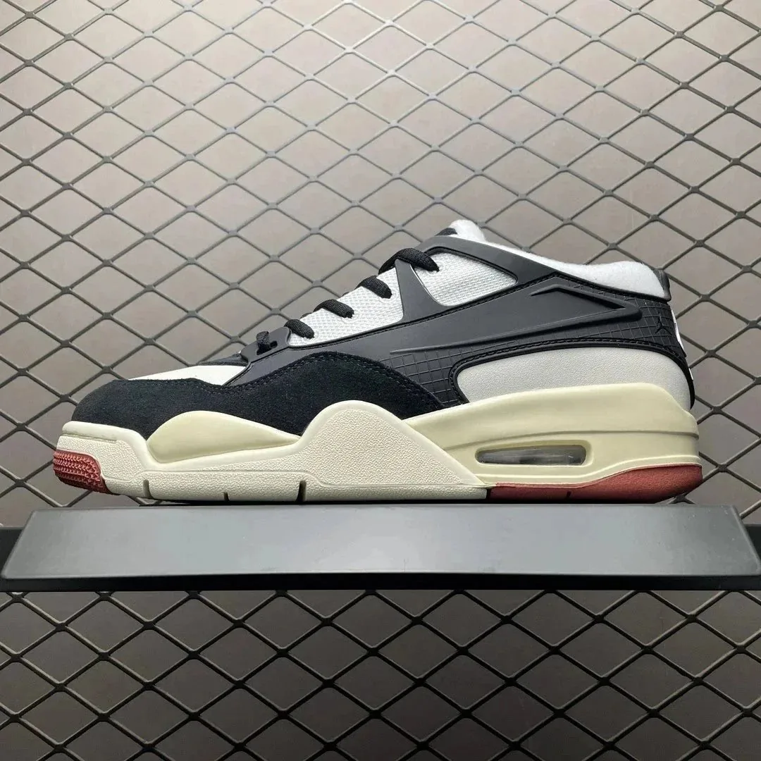 Jordan 4 RM Grey Low-Top Trainers — photo 3