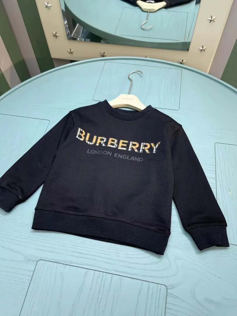 Plaid Embroidered Kids Sweatshirt — Photo 10