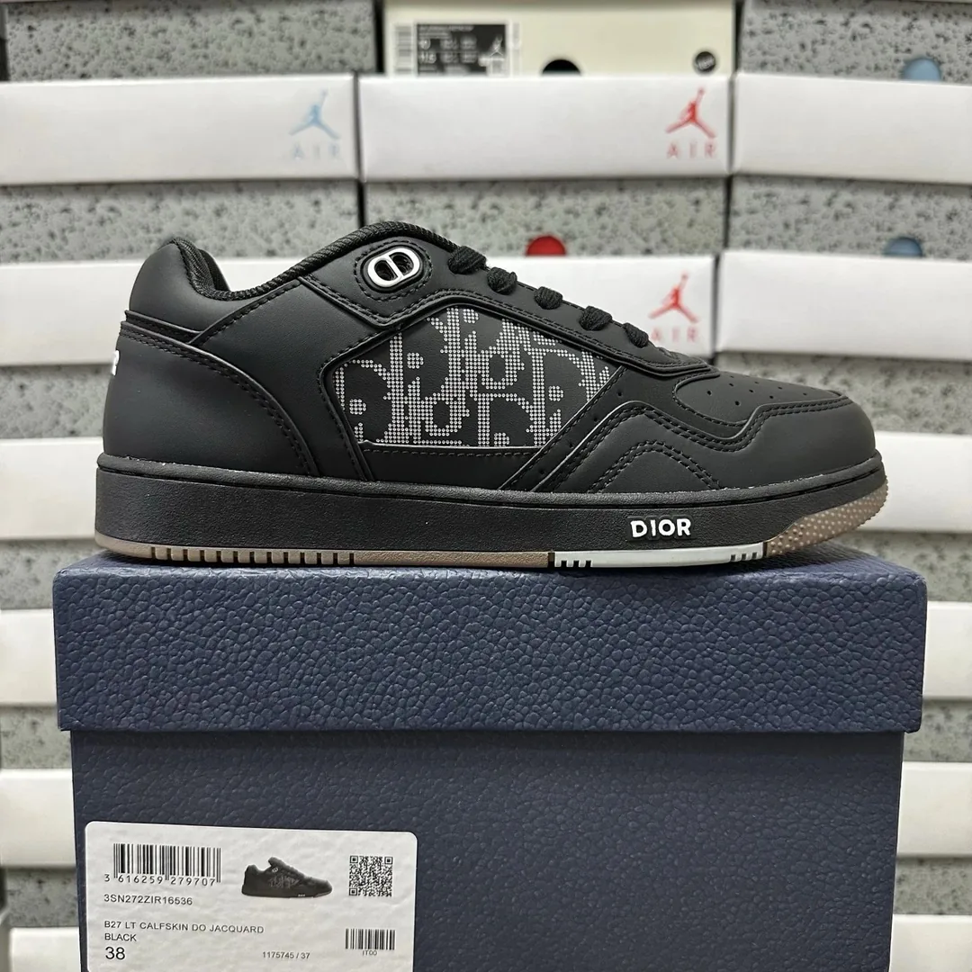 Dior B27 Black White Low Sneakers — Photo 7