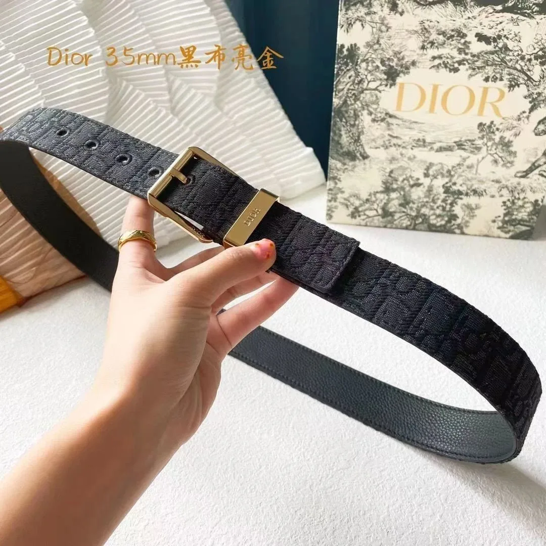 Dior Leather Letter Belt — Photo 10