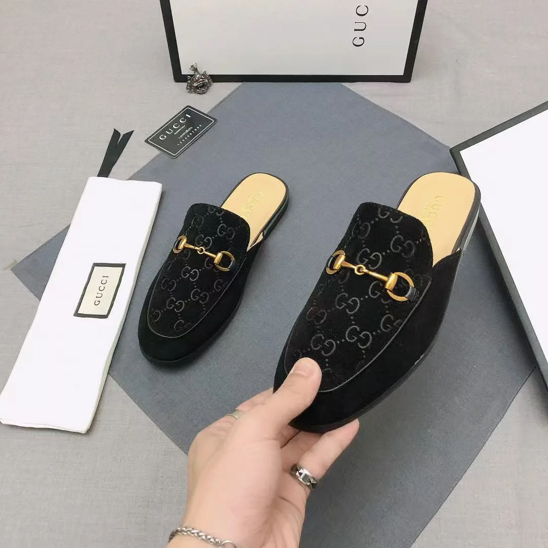 Gucci Princetown Black Flats — QC