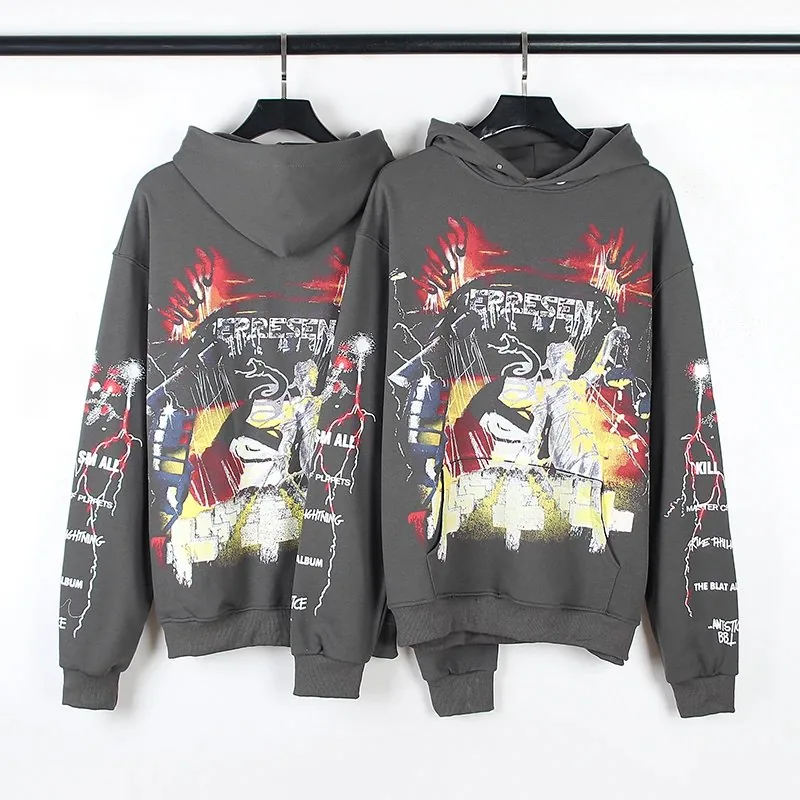 Vintage High Street Racing Hooded Hoodie — Photo 13