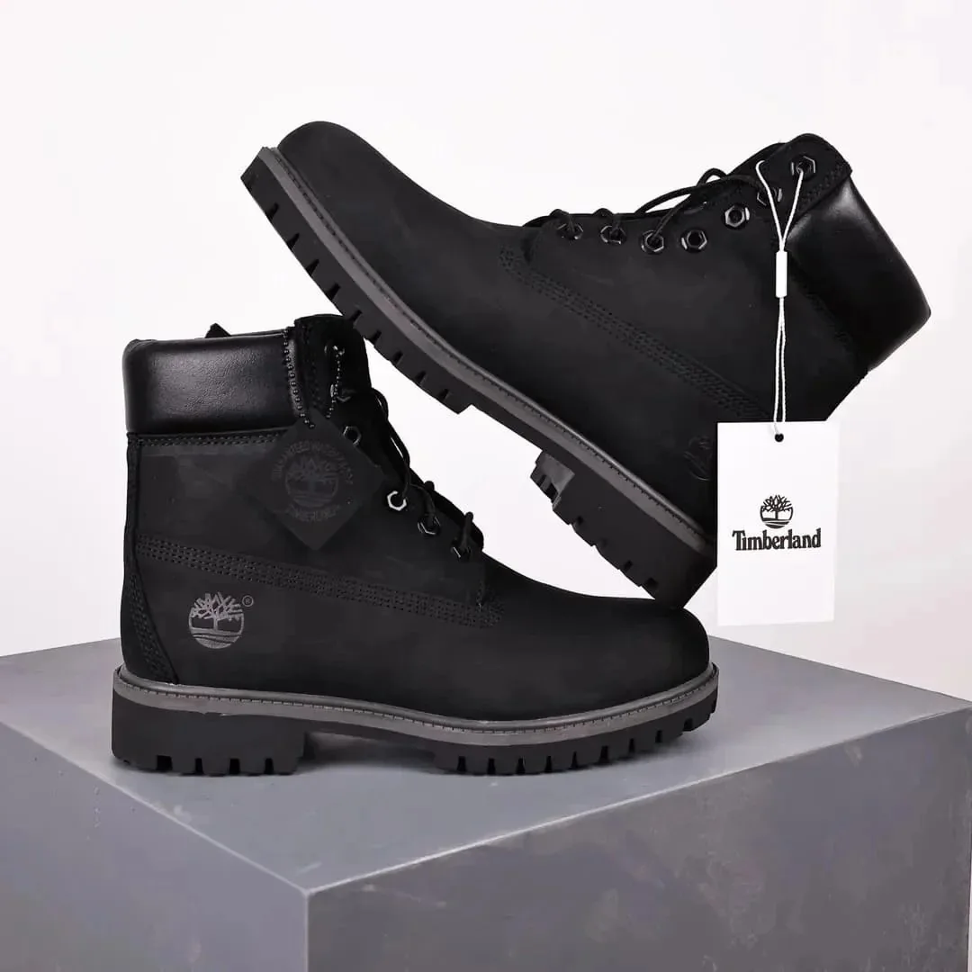 Timberland 6-Inch Premium Boot Wheat Lace-Up Boots — QC