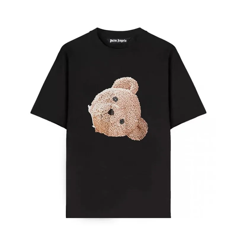 Palm Angels Letter Print Crewneck T-Shirt — Photo 15