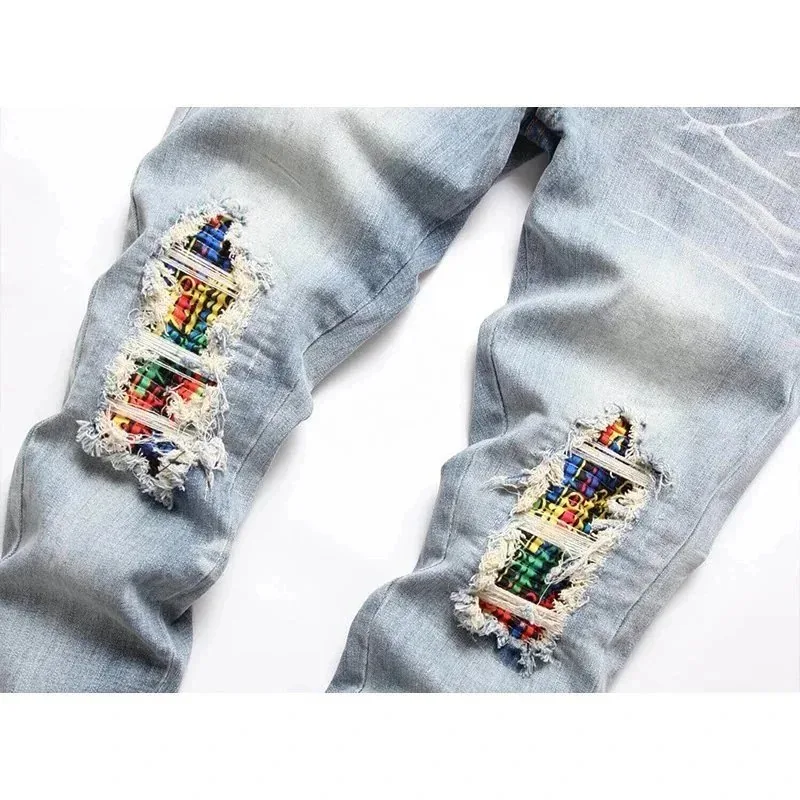 Amiri Embroidered Jeans — Photo 4