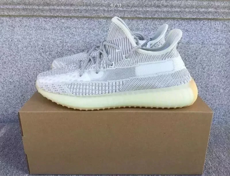 Adidas Yeezy 350 Grey Running Shoes — QC