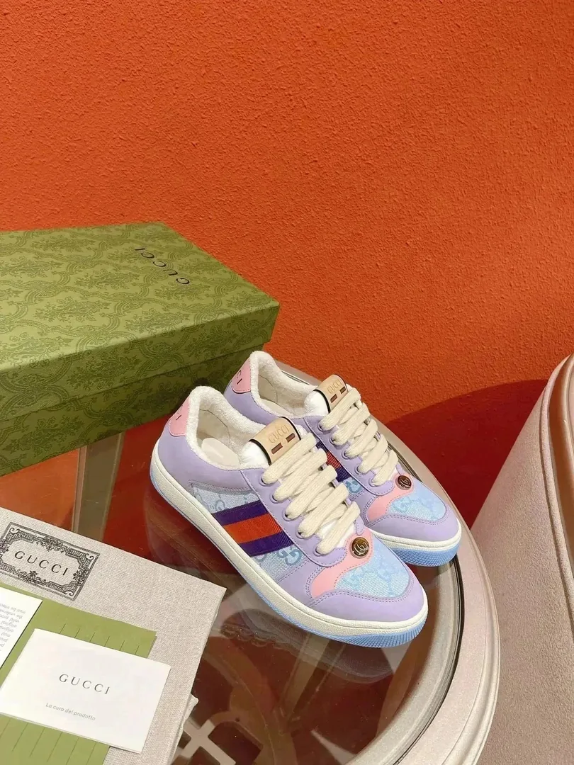 Gucci Screener Brown Skate Shoes — QC