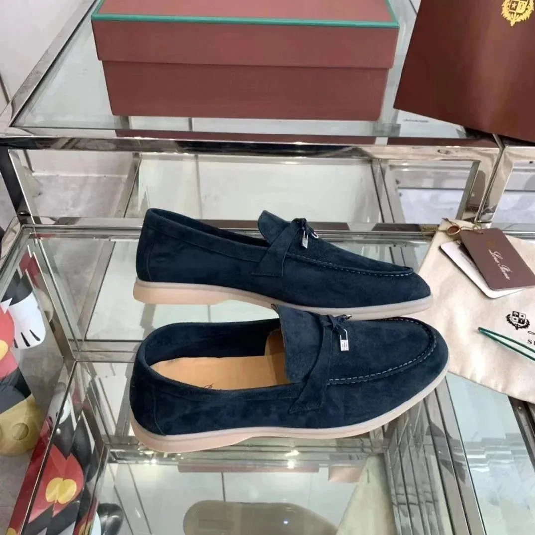 Loro Piana Summer Walk Dior B34 Beige Loafers — QC