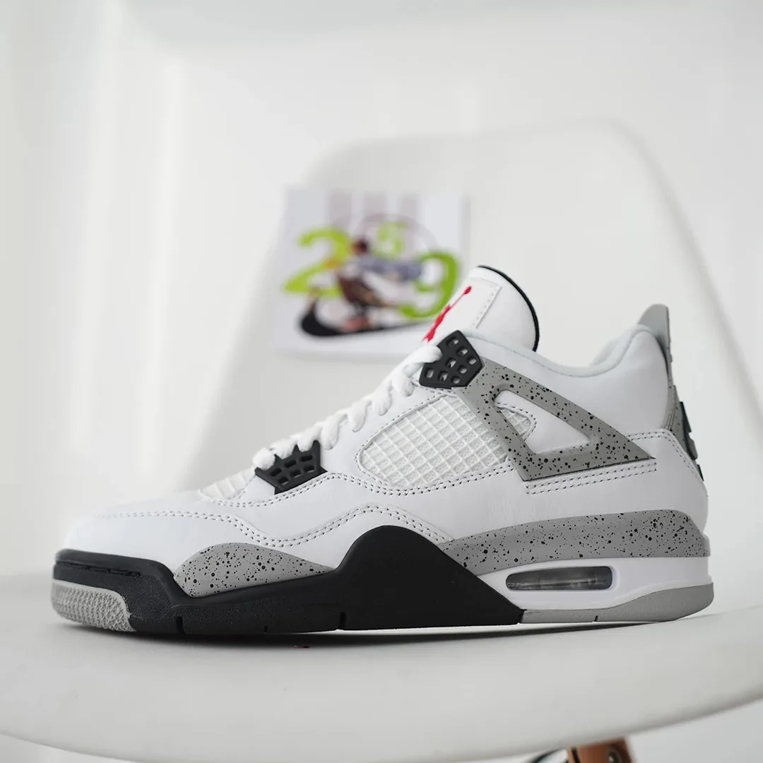 Jordan 4 Grey Basic Trainers — QC