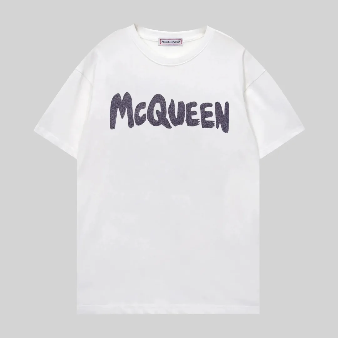 Letter Graffiti Print T-Shirt — QC