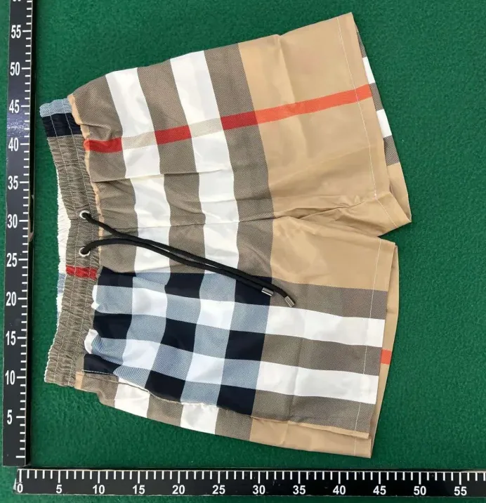 Large Plaid Beach Shorts — Photo 15