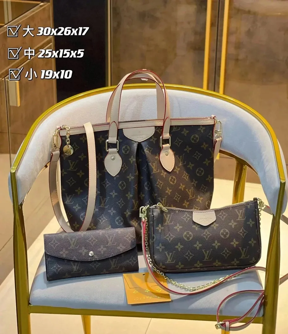 Louis Vuitton Monogram Tote Wallet Set Collection — Photo 12