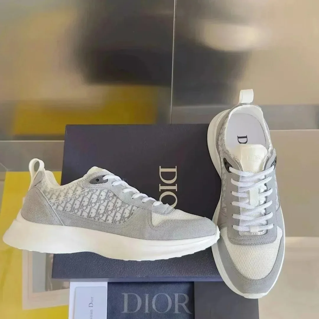 Dior B27 Black White Skate Shoes — QC