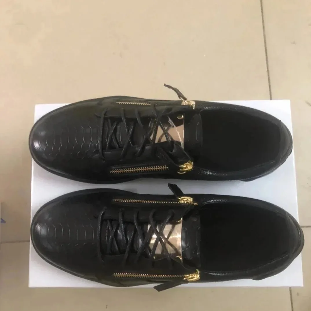 Christian Louboutin White Zip-Up Sneakers — QC